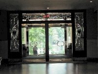 Beveled Glass Entry Way