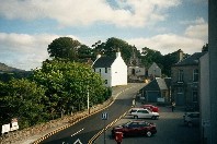 Portree; See the church up the hill?